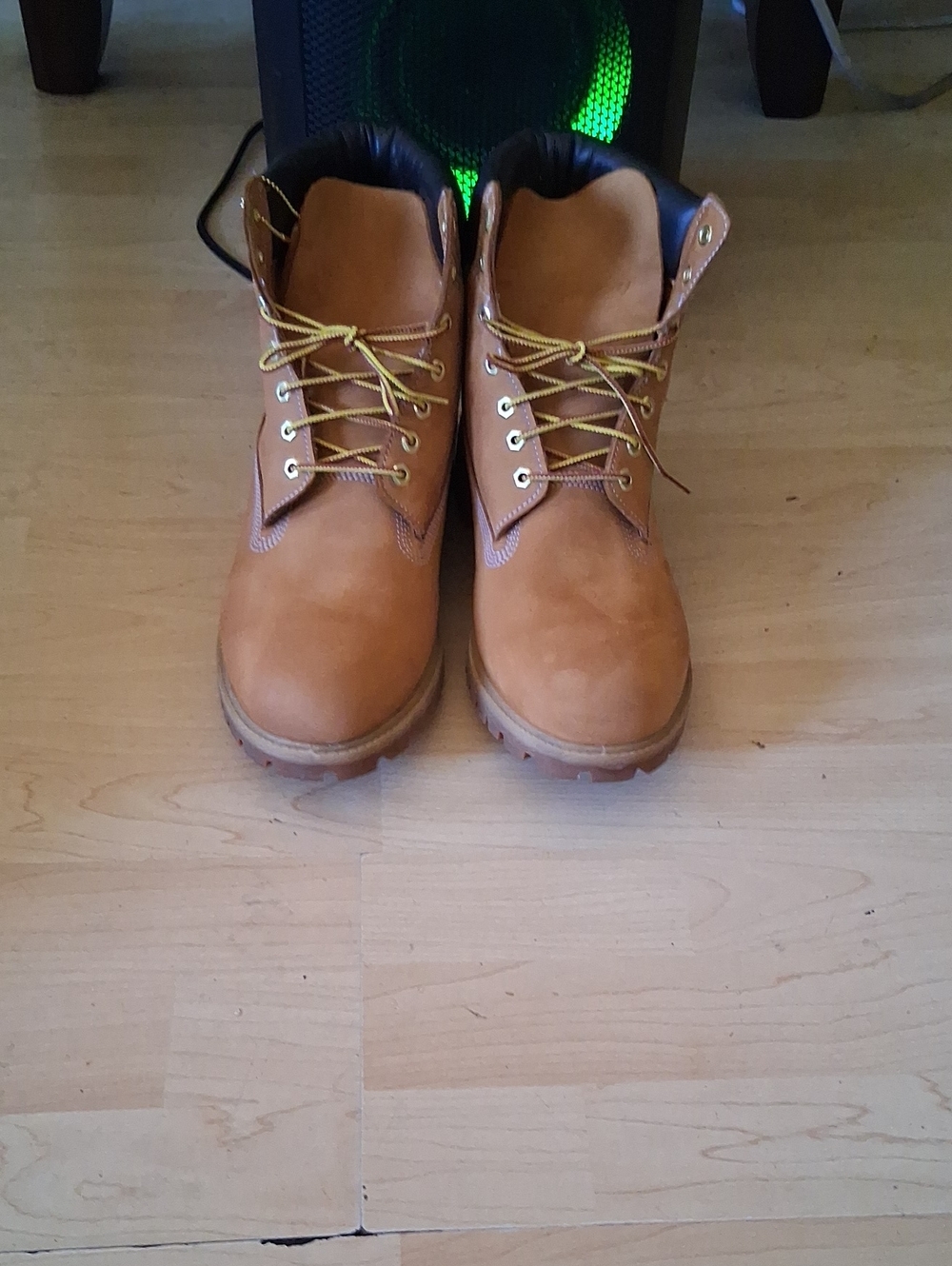 Timberland Wheat Brown Lace-Up Work Boots